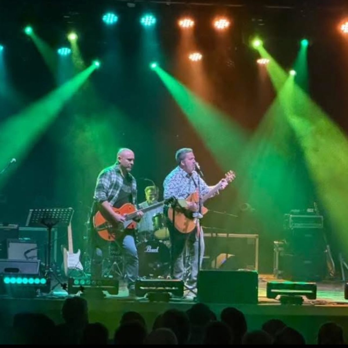 The Shawn Riley Band performing live