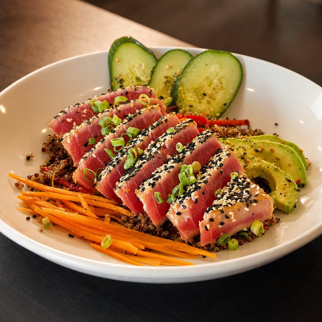 Ahi Tuna Bowl.