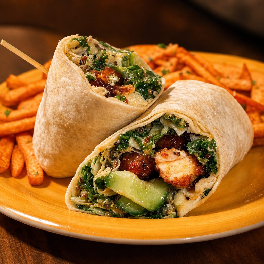 Sweet Chili Chicken Wrap.