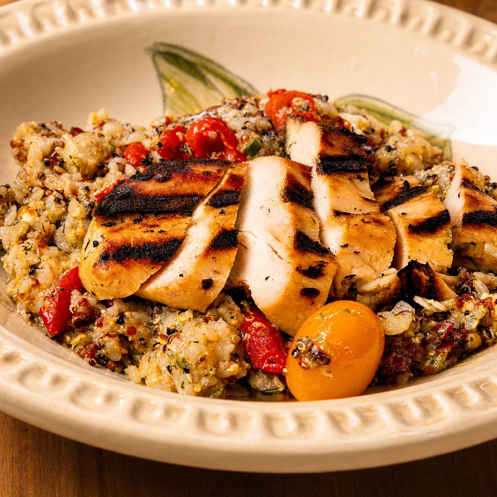 Mediterranean Rice Bowl.