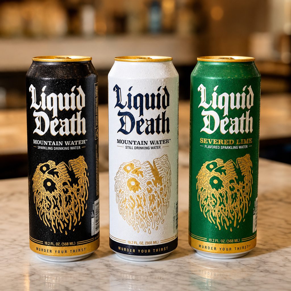 Liquid Death Lime.