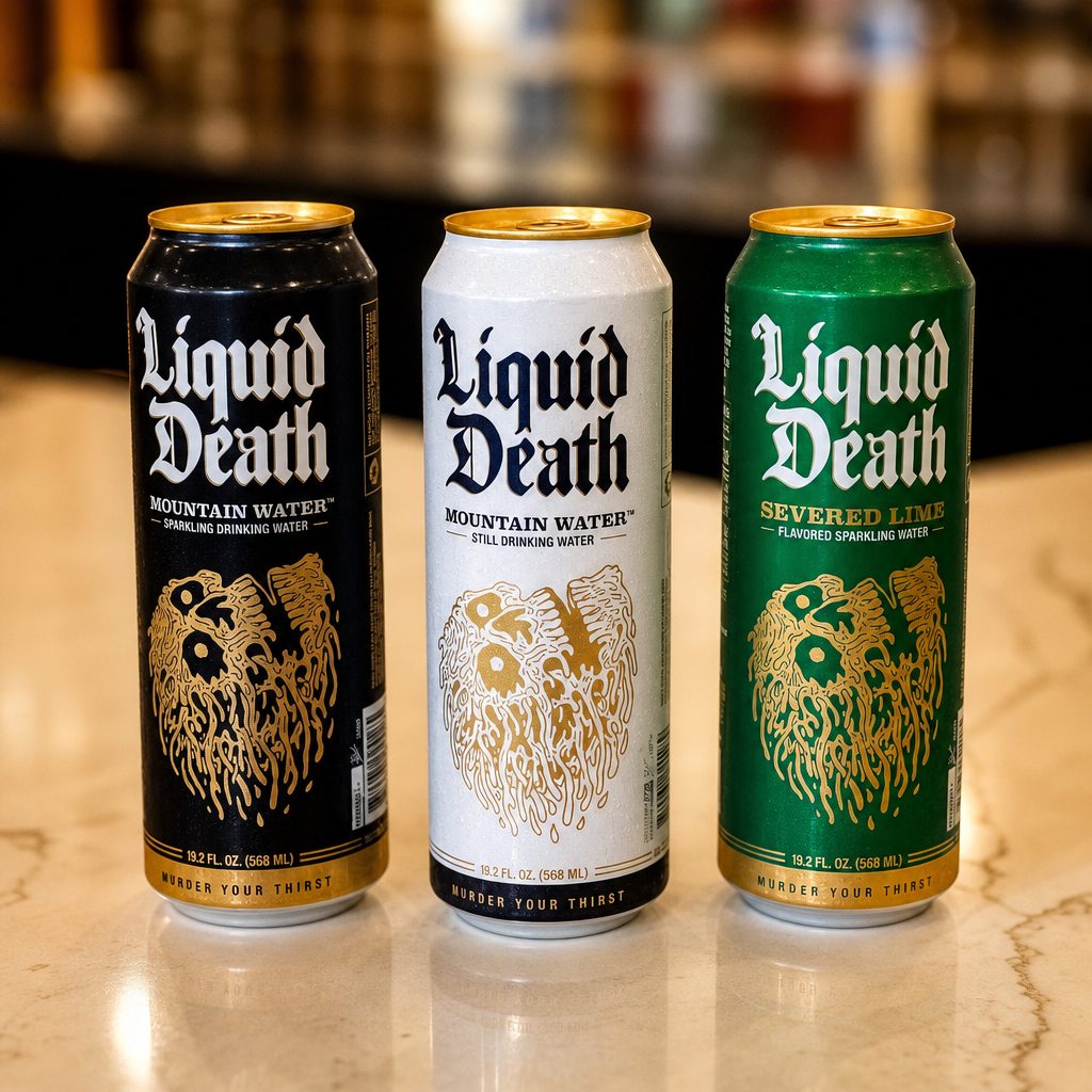Liquid Death Water.